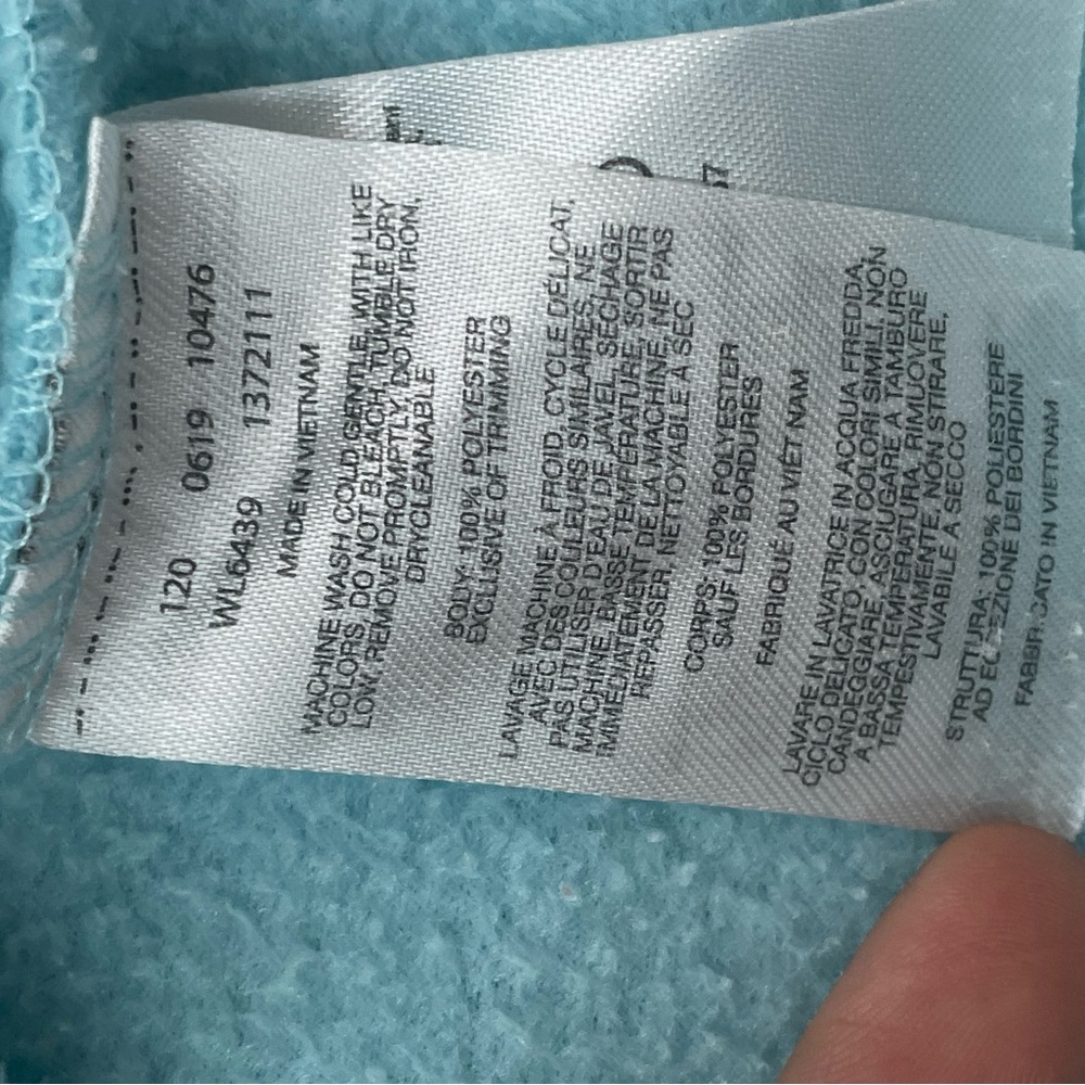 Columbia Light Blue Full Zip Fleece Jacket Women’s Size: Large - Picture 8 of 10